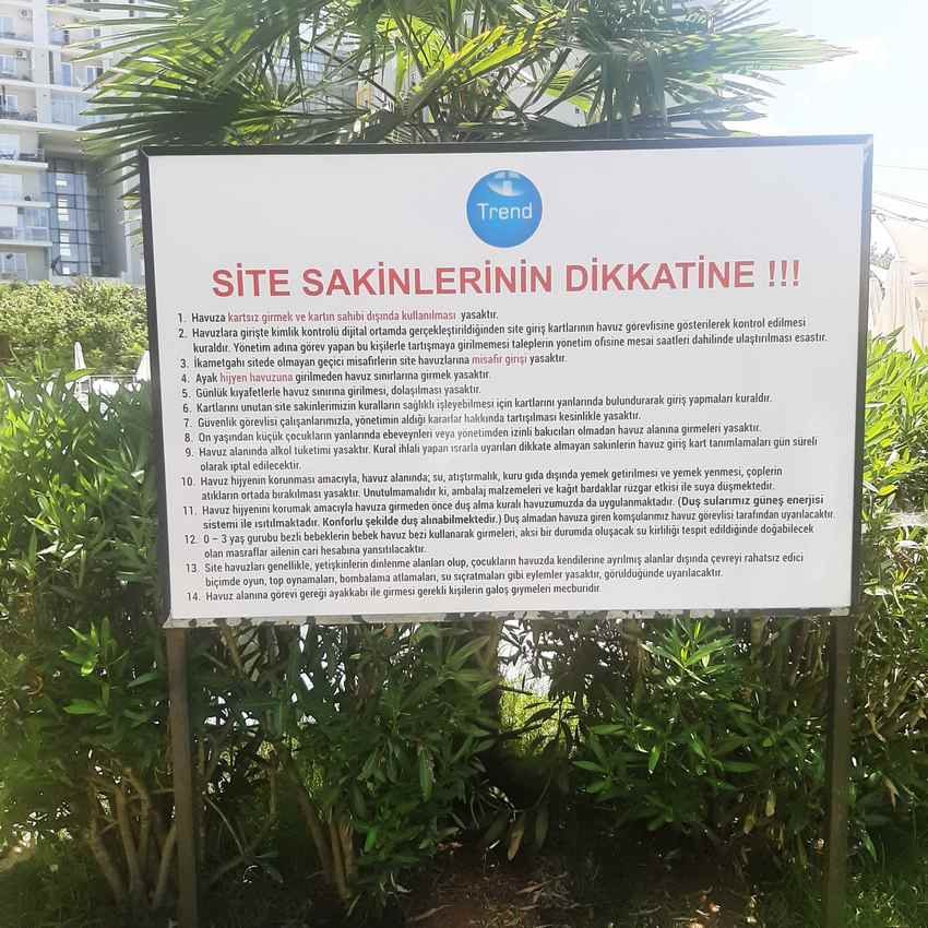 Site Havuz Kuralları